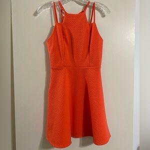 Material Girl Orange Dress
